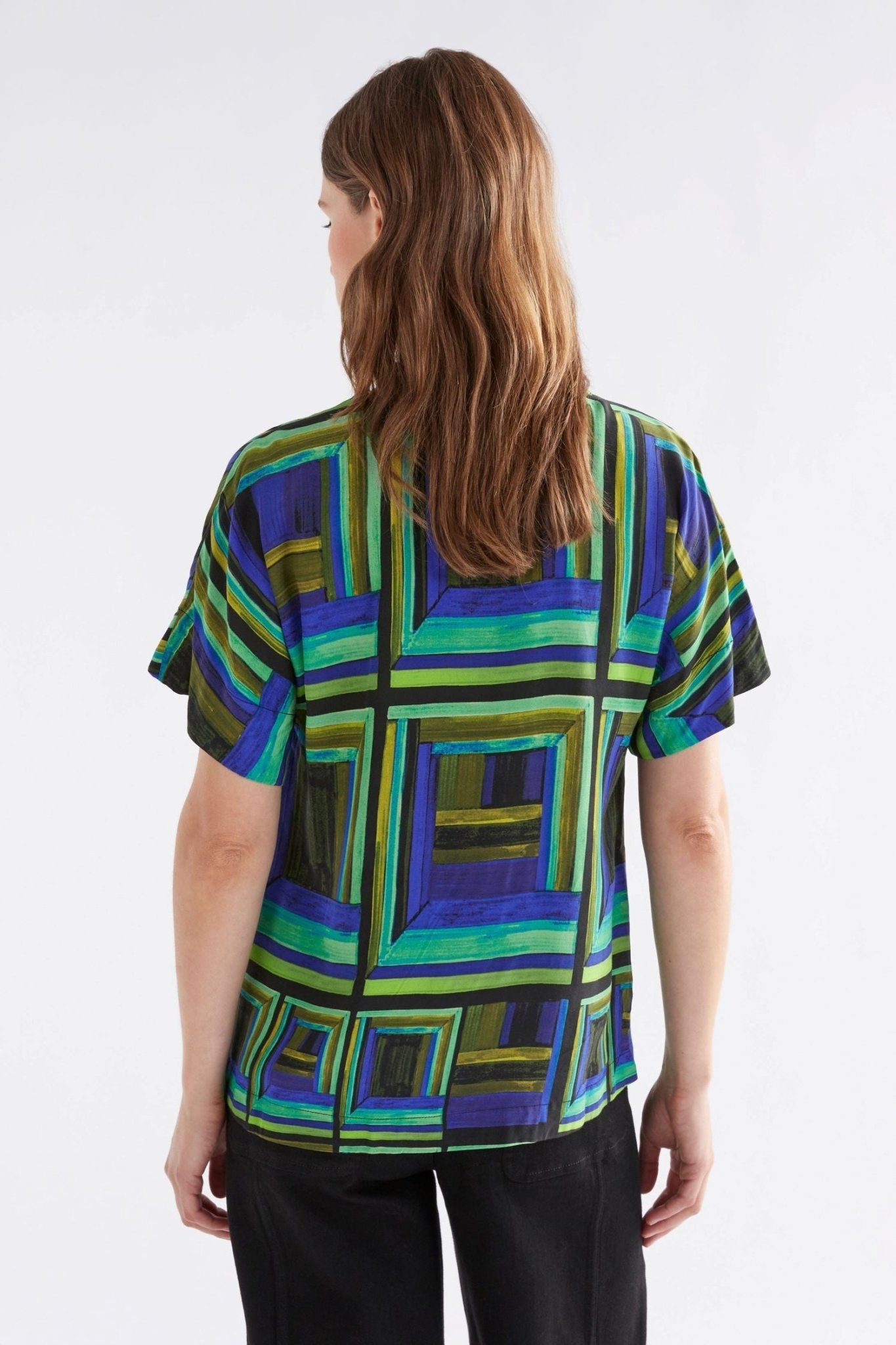 Elk Ideell V - Neck Top Salone Print - 29lines