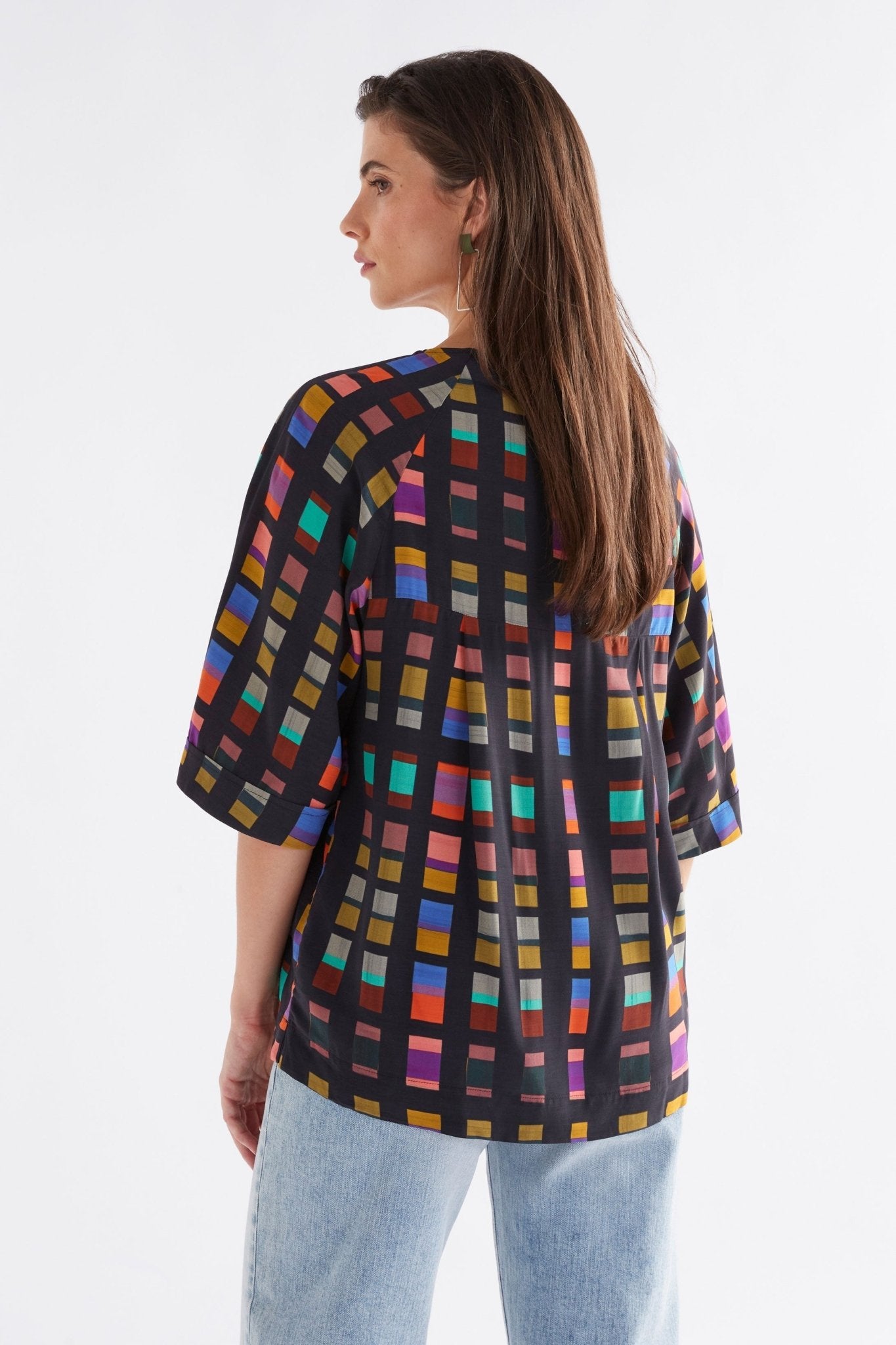Elk Malo Top Tessela Print - 29lines