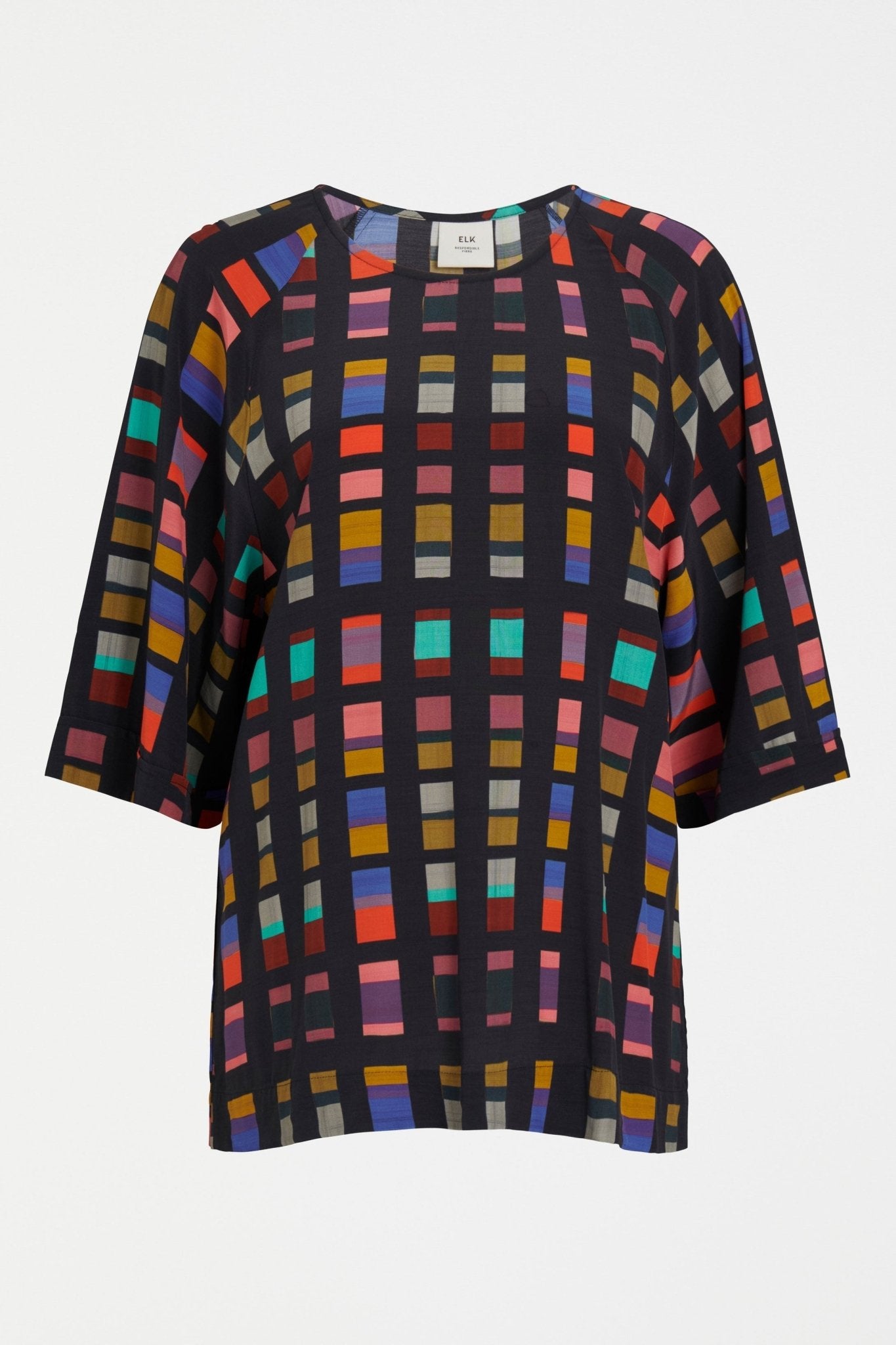 Elk Malo Top Tessela Print - 29lines