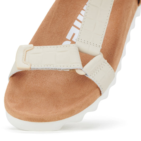 Rollie Sandal Tooth Wedge Bone Croc - 29lines