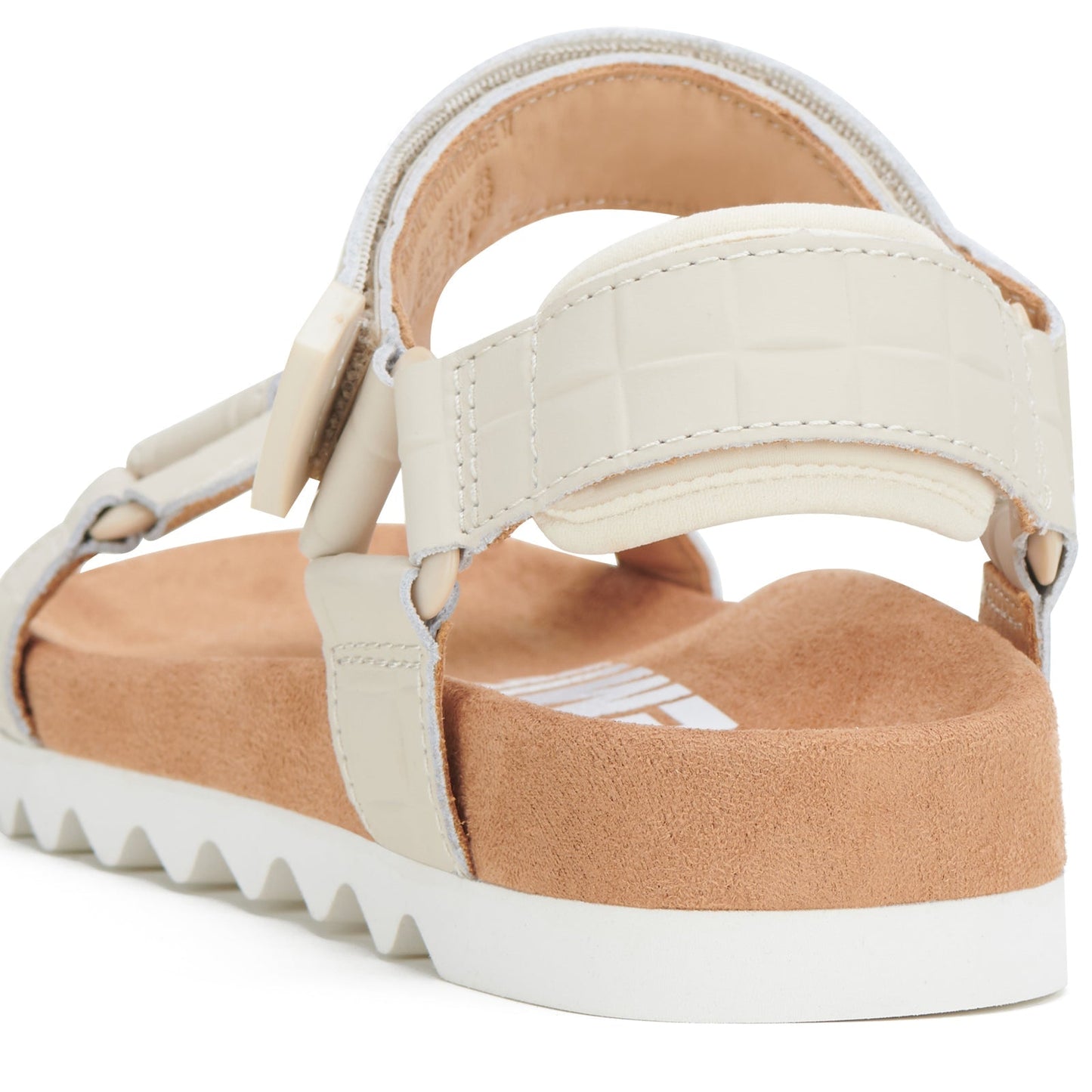 Rollie Sandal Tooth Wedge Bone Croc - 29lines