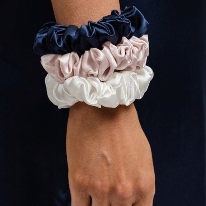 Silk Magnolia Scrunchies - 29lines