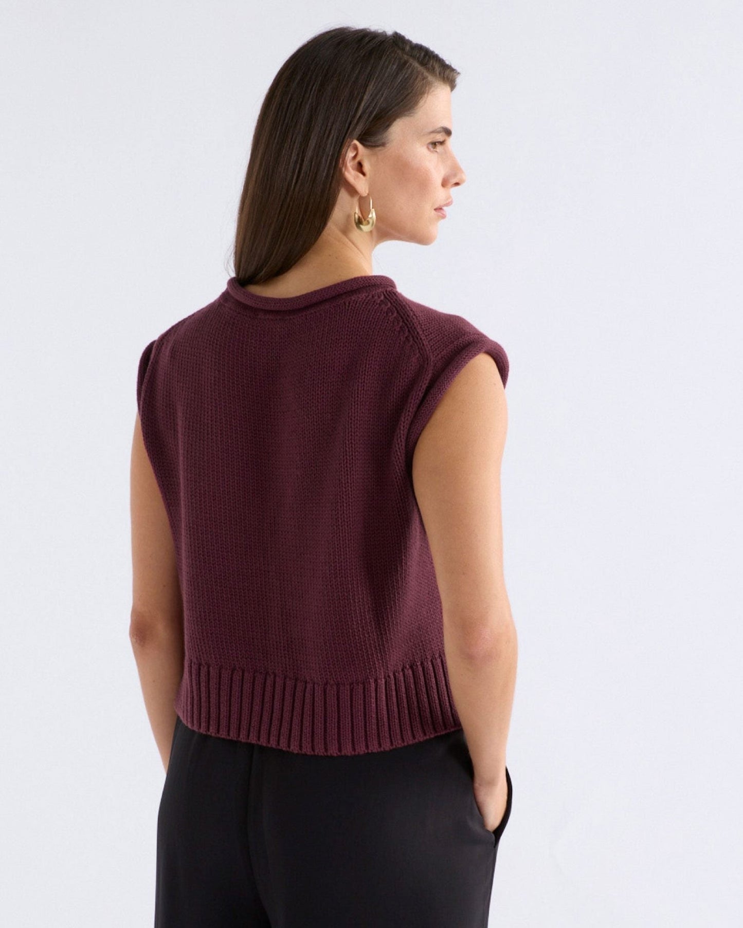 ELK Lunel Knit Vest – Organic Cotton Vest - 29lines