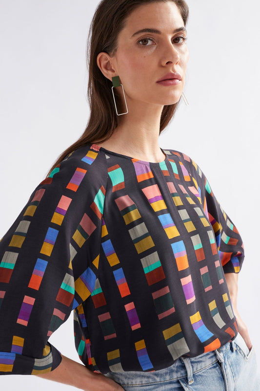 Elk Malo Top Tessela Print - 29lines