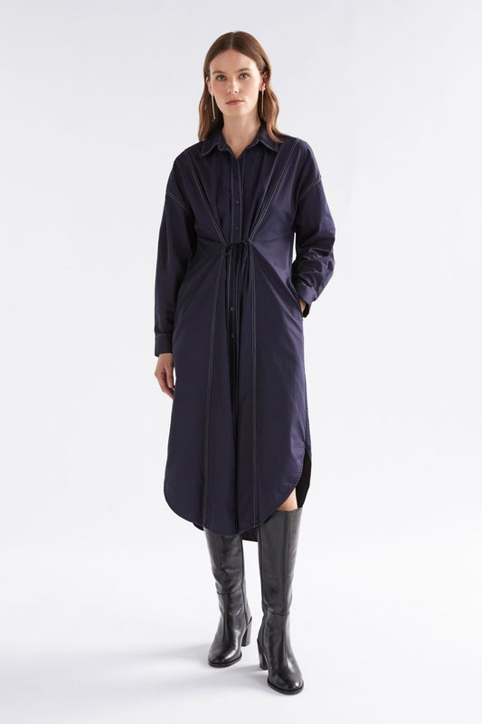 Elk Rodan Stitch Shirt Dress - 29lines