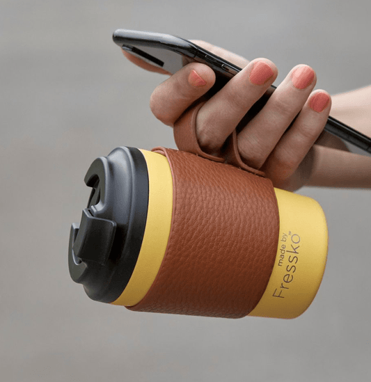 Fressko Coffee Cup Leather Sleeve - 29lines