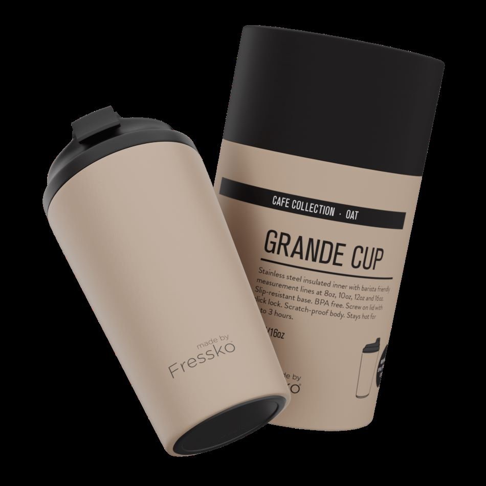 Fressko Reusable Coffee Cup Grande 475ml/16oz - 29lines