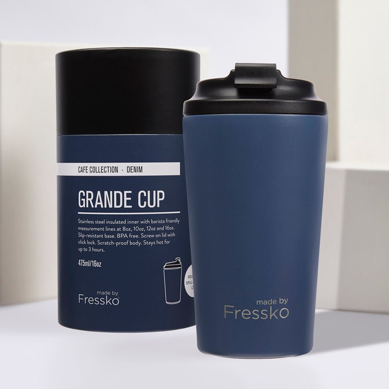 Fressko Reusable Coffee Cup Grande 475ml/16oz - 29lines