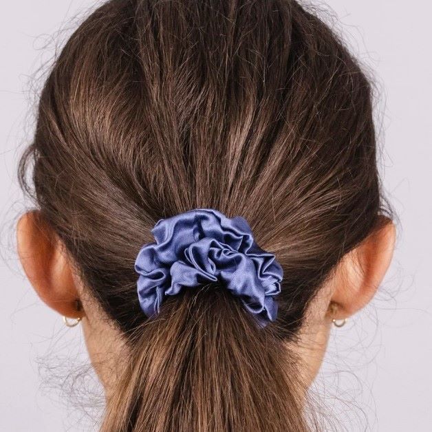 Silk Magnolia Silk Scrunchie: Gentle on Hair, Reduces Friction & Breakage - 29lines